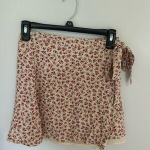 American Eagle Wrap mini skirt